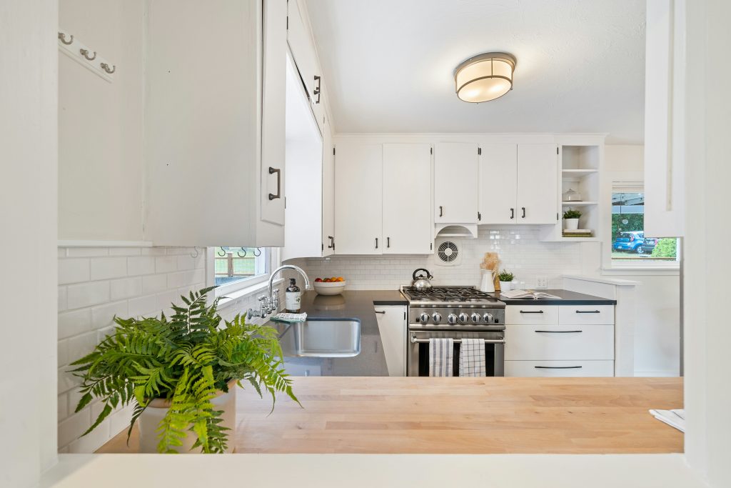 Completed kitchen design examples